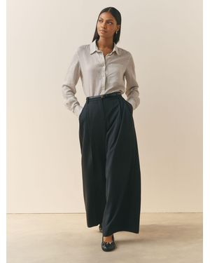 Nothing Ordinary Premium Pleat Front Tailored Pants - Natural