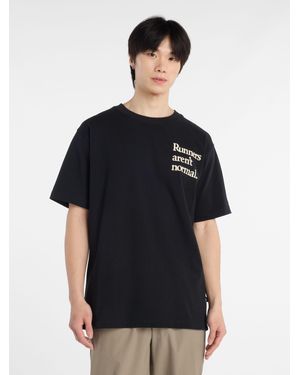 New Balance Runners Arent Normal Back Print T-Shirt - Black