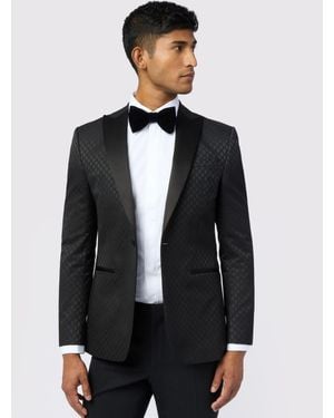 Ted Baker Diamond Jacquard Jacket - Black