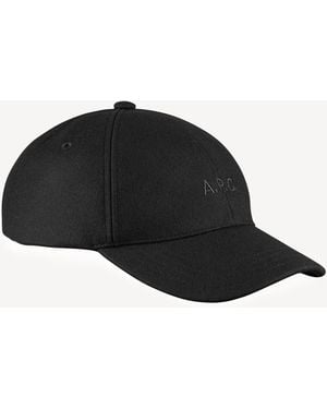 A.P.C. A. P.C. Charlie Cap - Black