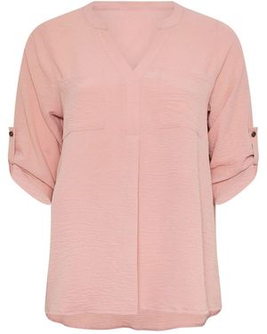 Evans Long Sleeve Air Flow Utility Shirt - Pink