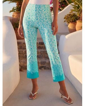 Roman Seam Detail Pants - Blue