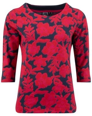 Weird Fish Pinto Printed Jersey T-Shirt - Red