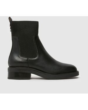 schuh Constance Leather Chelsea Boots - Black