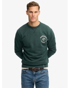 Superdry The Merchant Store Graphic Swaettop - Green