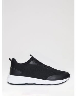 Threadbare Textured Slip On Sneakers - White