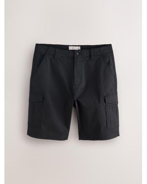 Next Stretch Cotton Rich Cargo Shorts - Blue