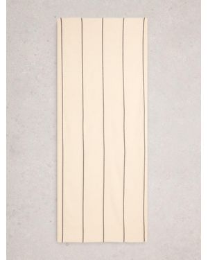 White Stuff Maggie Stripe Scarf - Natural