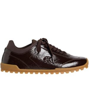 Calvin Klein Calvin Klein Shiny Organza Runner Sneakers - Brown