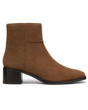 Clarks Wrenn Top Suede Boots - Brown