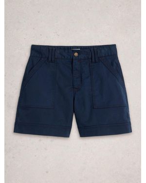 White Stuff Gabby Combat Shorts - Blue