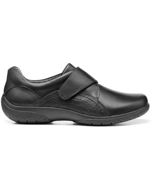 Hotter Sugar Ii Touch-Fastening Full Covered Shoes - Schwarz