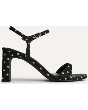 Linzi Charisma Barely There Block Heeled Sandals - Multicolor