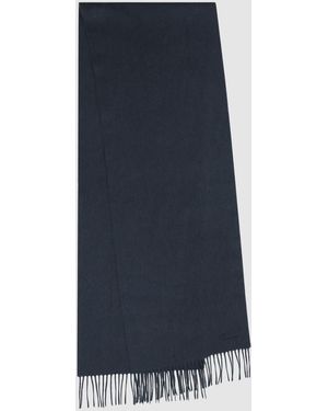 Reiss Picton Schal Aus Kaschmirmischung - Blau