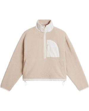 The North Face Yumiori Off Peak 1/4 Zip Fleece - Natural