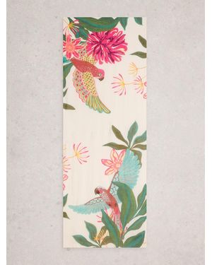 White Stuff Printed Scarf - White