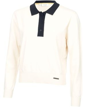 Calvin Klein Olwyn Polo Sweater - White