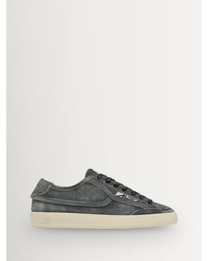 Autry Windscape Low Kq02 Suede/Sugar Mustang Sneakers - Gray