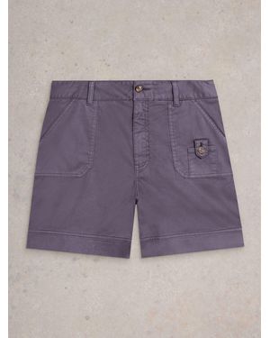 White Stuff Mollie Combat Shorts - Purple