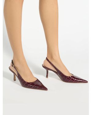 Dune Celise Slingbacks - White