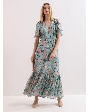 Phase Eight Floral Dress - Blue