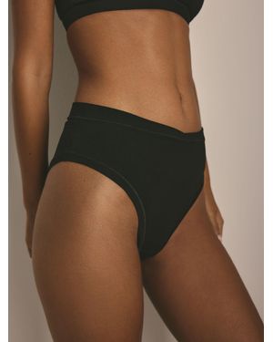 Next High Waist High Leg Kind To Skin Panties 3 Pack - Green