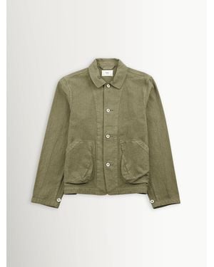 Folk Chunky Ripstop Assembly Jacket - Green