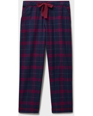 Crew Cotton-Flannel Pyjamas Bottoms - Blue