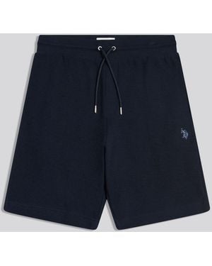 U.S. POLO ASSN. U. S. Polo Assn U. S. Polo Assn Waffle Sweat Shorts - Blue