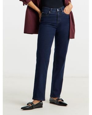Simply Be 24/7 Straight Leg Jeans - Blue
