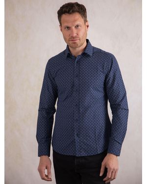 Lakeland Leather Windermere Shirt - Blue