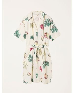 FatFace Fatface Cleo Petite Shirt Dress - Natural