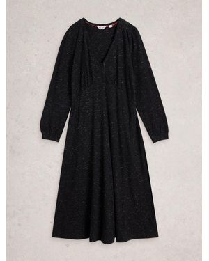 White Stuff Megan Jersey Dress - Black