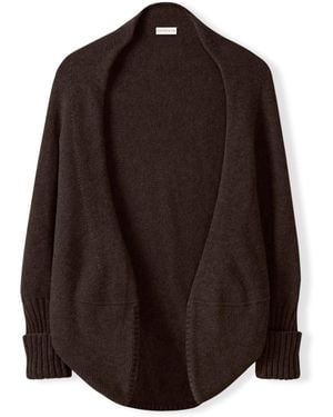 Celtic & Co. Supersoft Cocoon Cardigan - Brown