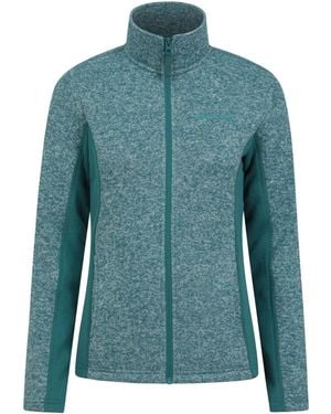 Mountain Warehouse Idris Paneled Fleece Jacket - Blue