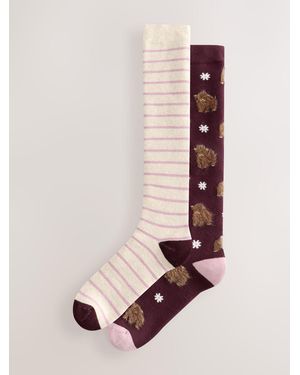 Next Welly Socks 2 Pack - Pink