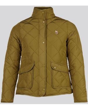 U.S. POLO ASSN. U. S. Polo Assn U. S. Polo Assn. Diamond Quilted Jacket - Green