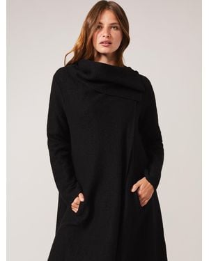 Phase Eight Knit Bellona Coat - Black