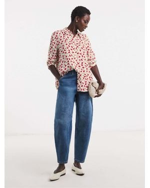 JD Williams Printed Shirt - Blue