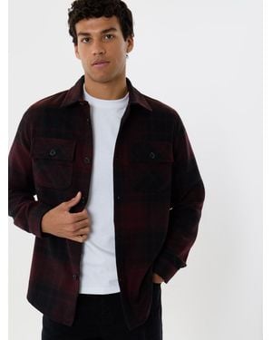 Threadbare Lightweight Shacket With Pockets - Black