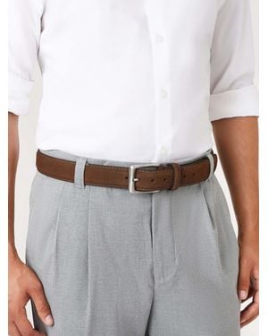 Jones Bootmaker Jones Bootmaker Unison Leather Belt - White