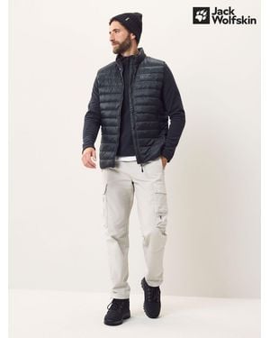 Jack Wolfskin Pilvi Down Vest Gilet - Blue