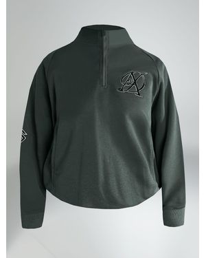 Aztec Diamond Sporting Goods Half Zip Sweater - Green
