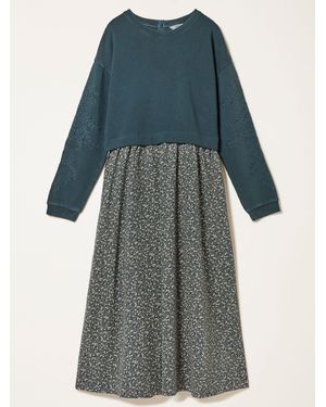 FatFace Fatface Nia 2In1 Midi Dress - Blue