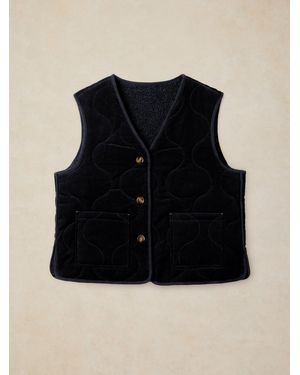 White Stuff Emery Reversible Gilet - Black