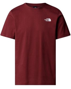 The North Face Box Nse T-Shirt - Red