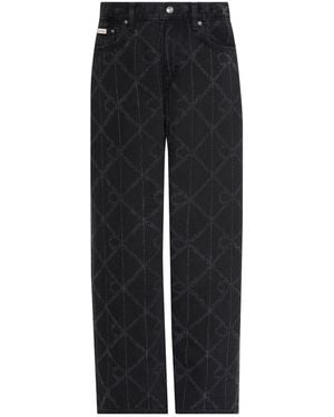 Calvin Klein Calvin Klein Low Rise Baggy Logo Jeans - Black