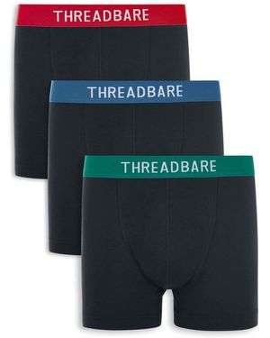 Threadbare Hüftslips Im 3Er-Pack - Blau