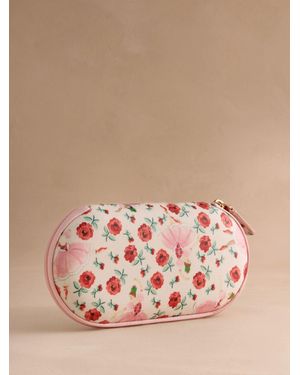 Cath Kidston Ecru Dancing Ditsy Print Glasses Case - Pink