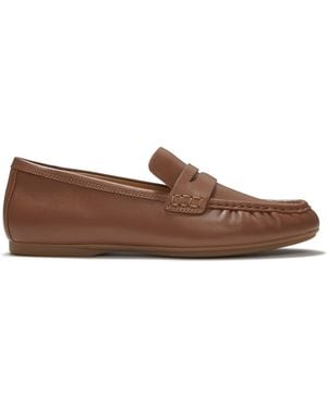 Fitflop Delicato Leather Loafers - Brown